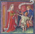 Раздел 5 - (Перчене от средата на века 1430 – 60) Catherine of Cleves Distributing Alms,